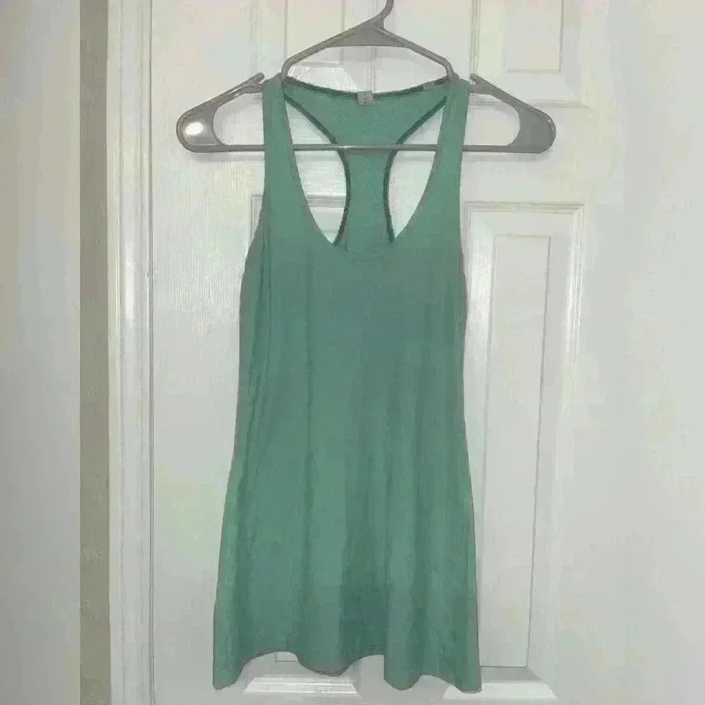 Lululemon - Cool Racerback Tank Top in Bright Seafoam Green size 6